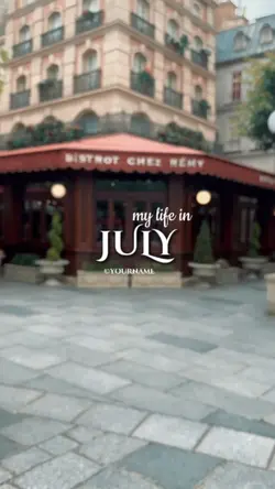 My life in july