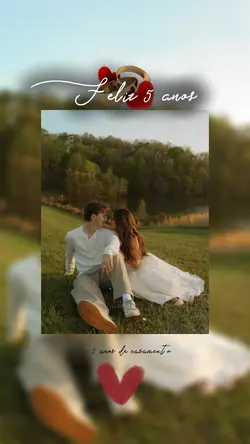 5 anos de casados