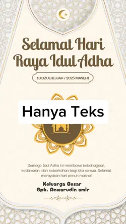 ucapan idul Adha 