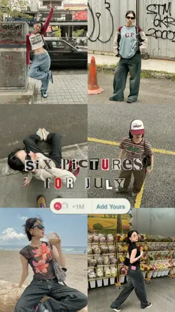 six pictures of july