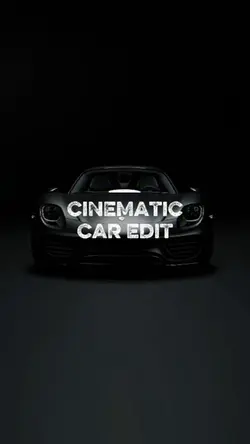 Cinematic Car Edit