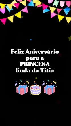 Parabéns Sobrinha 
