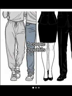 1 couple 2 outfits 