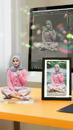 Miniatur 3d viral