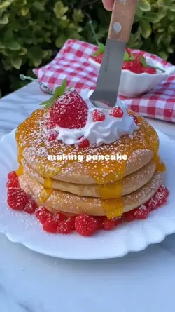 making pancake