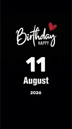 Hbd 11 August 2026 