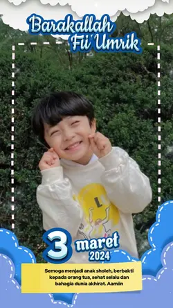 3 maret ultah boy