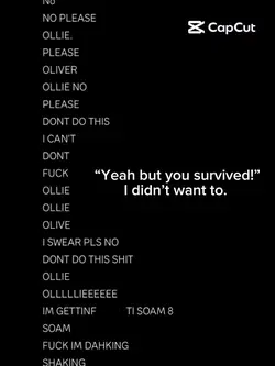 I didnt want to. 