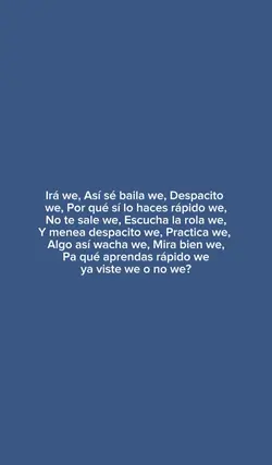 entendiste we