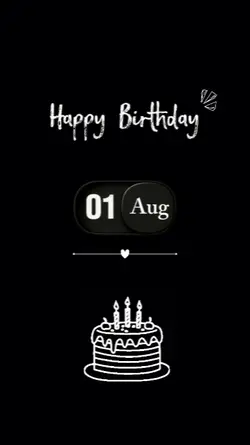 BIRTHDAY 01 AUGUST