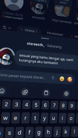 sesuai yg kmu denger
