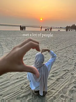 met a lot of people 