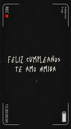 Feliz cumple amiga