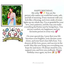 Happy birthday Wifey