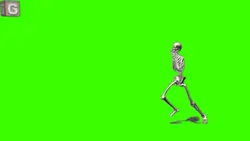 skeleton run meme