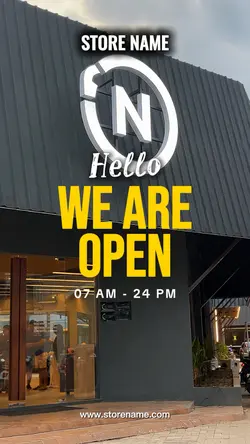 WE ARE OPEN STORE