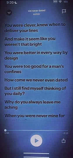 we neva date slow+re