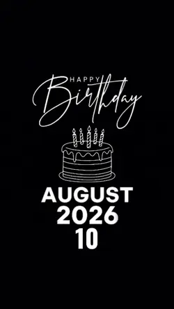 BDAY BROTHER AUGUST