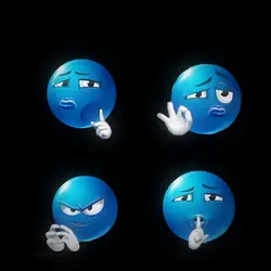 Emoji toll face