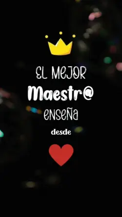 Feliz día Maestr@