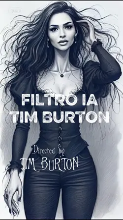 FILTRO IA TIM BURTON