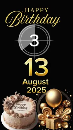 birthday 13 August 