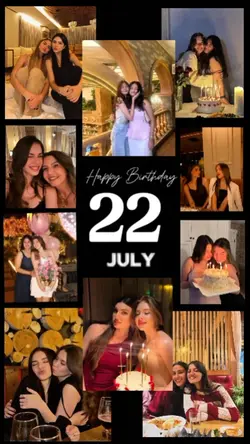 Birthday 22 July