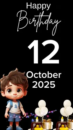 HBD My Son 12 Oct