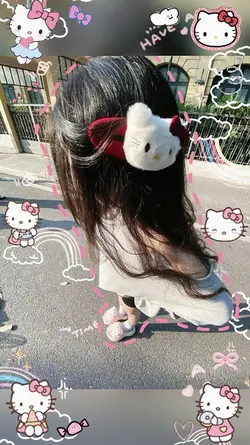Tách nền Hello Kitty