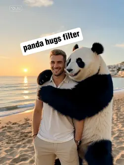 panda hugs filter