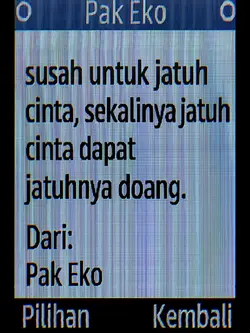 susah untuk jatuh