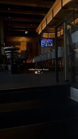 nobu happy hour 🥢
