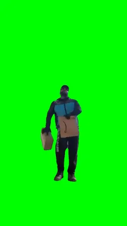 Delivery Guy Dancing