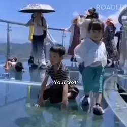 Girl walking on