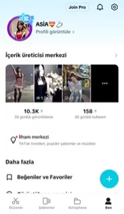 Şablon nasıl paylaş 
