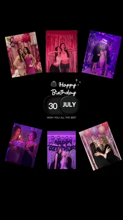 birthday 30 july2026