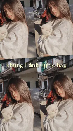 khung 1 ảnh+lyric