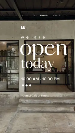 Open Cafe Today