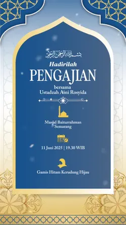 template pengajian