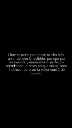 AGRADECIDA CON MAMÁ 