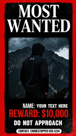 Most wanted poster