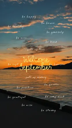 Welcome September