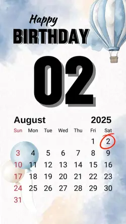 birthday 02 August