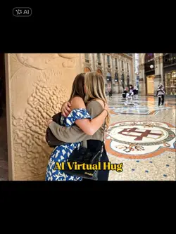 AI virtual hug