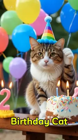 Birthday Cat Filter