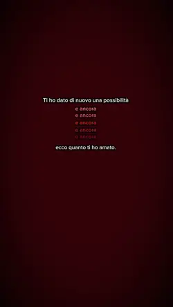 e ancora, e ancora..