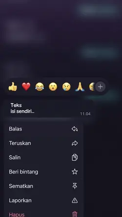 Teks isi sendiri