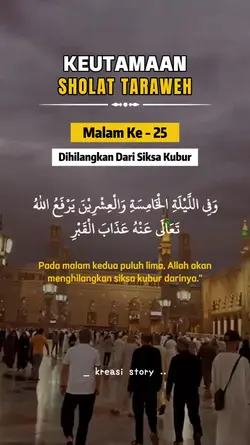 Tarawih malam ke-25
