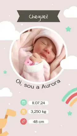 Bem vinda ao mundo 