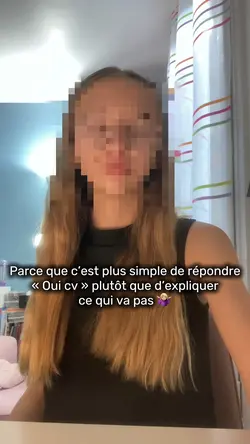 « Oui cv »